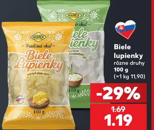Namex Biele lupienky