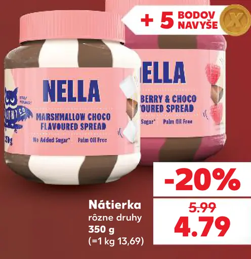 Nella marshmallow choco nátierka