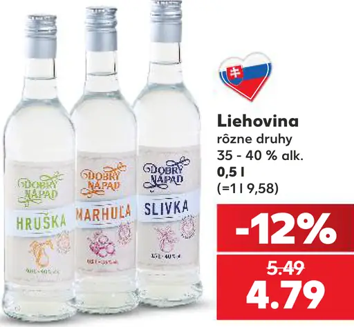 Lihovina rôzne druhy