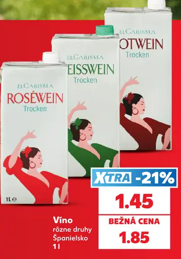 El Carisma Rosé, španielske ružové víno v krabici