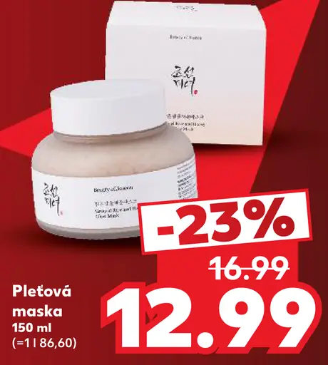 Beauty of Joseon Pleťová maska