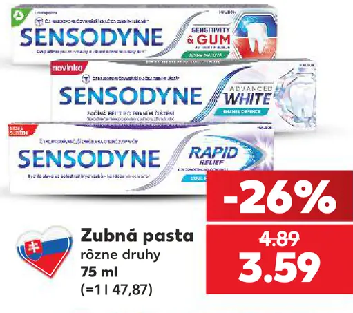 Sensodyne Advanced White zubná pasta