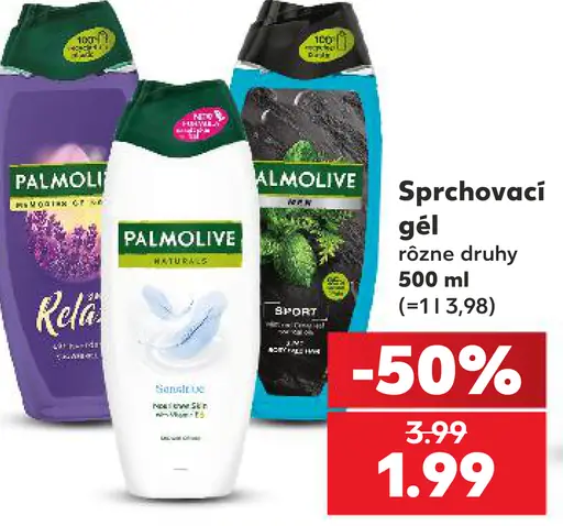 Palmolive sprchový gél vybrané druhy