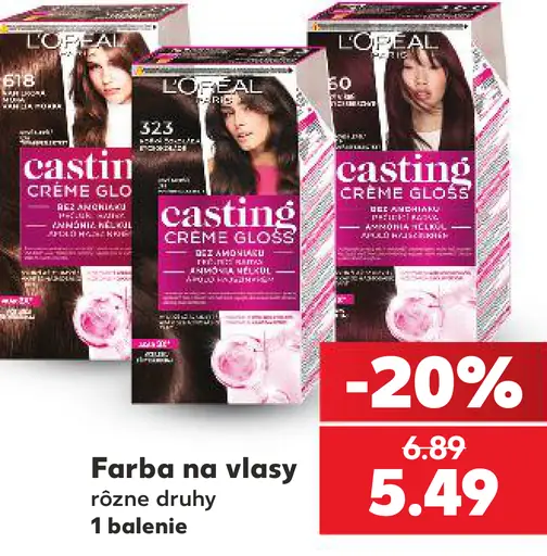 L'Oréal Casting Crème Gloss farba na vlasy vybrané odtiene