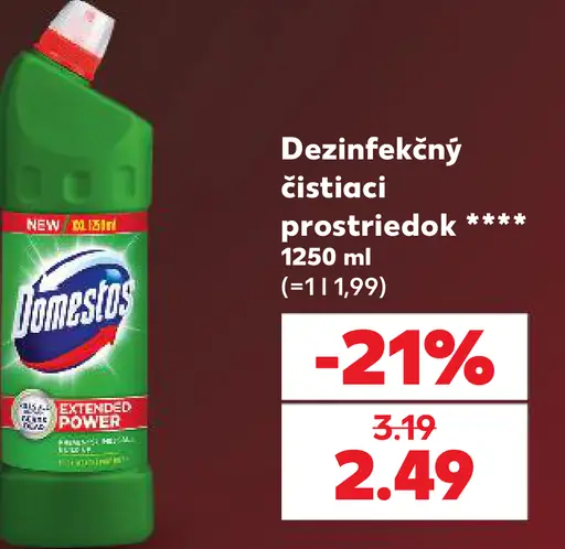 Domestos Dezinfekčný čistiaci prostriedok