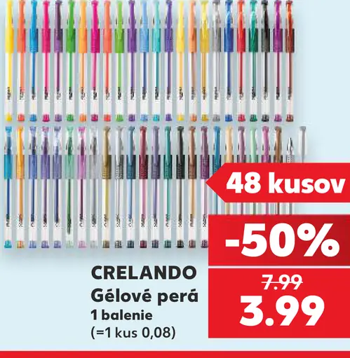 Crelando Gélové perá