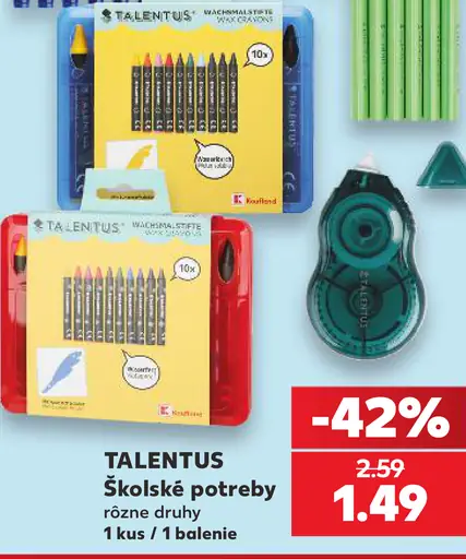 Talentus Školské potreby