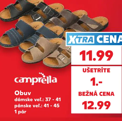 Camprella dámska obuv, pánska obuv