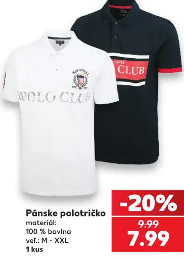 Kingshill Polo Club pánske polotričko