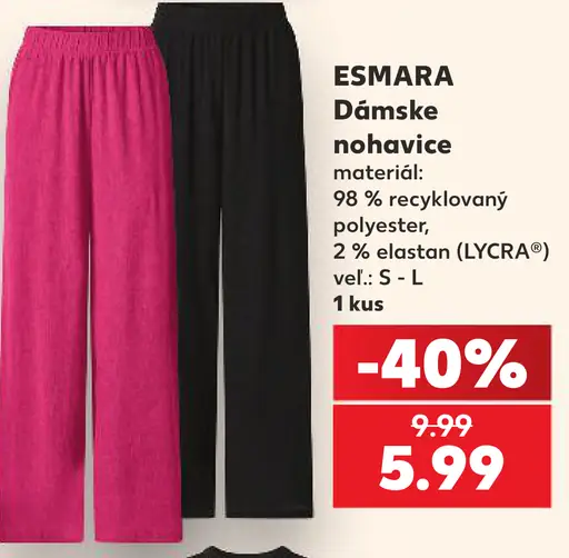 Esmara Dámske nohavice