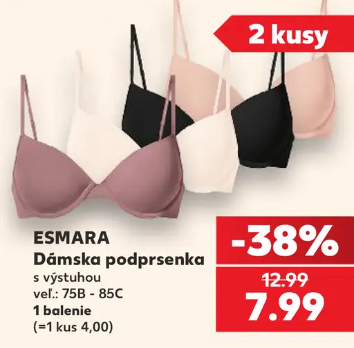 ESMARA Dámska podprsenka s výstužou