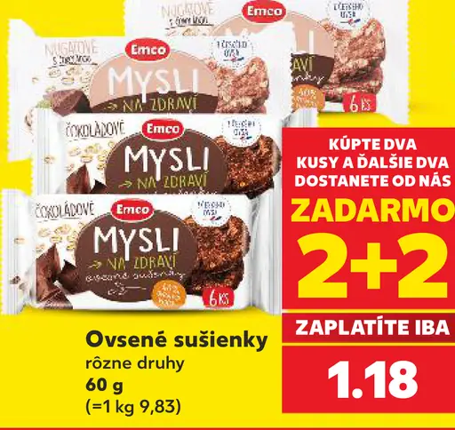 Emco Mysli ovsené sušienky