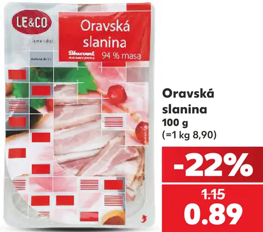 Le&Co Oravská slanina