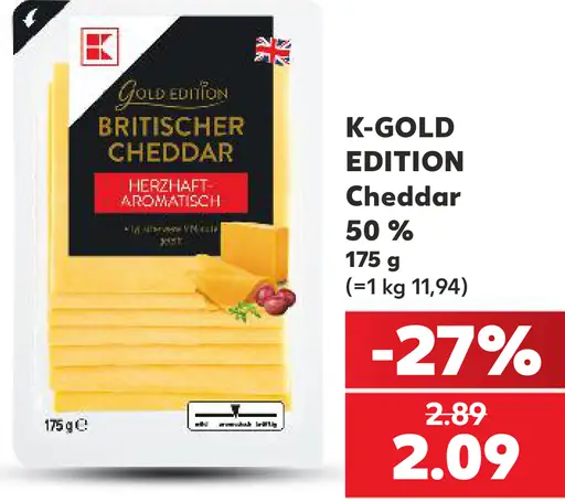 K-Gold Edition Cheddar 50 %