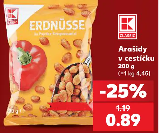 K-Classic Arašídy v cestíčku