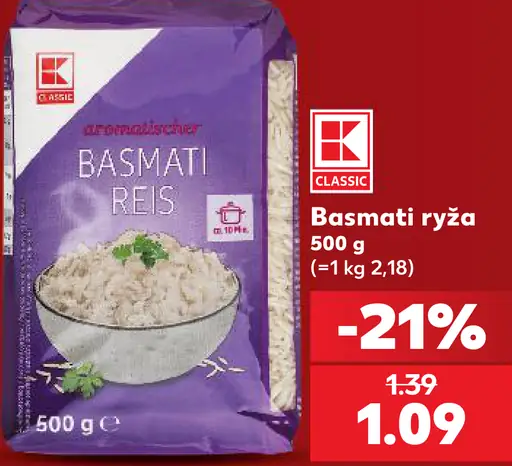 K-Classic basmati ryža