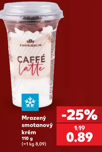 Imperium mrazený smotanový krém Caffè Latte