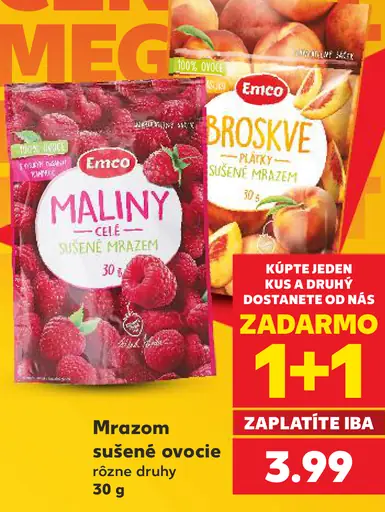 Emco Jahody maliny sušené mrazom