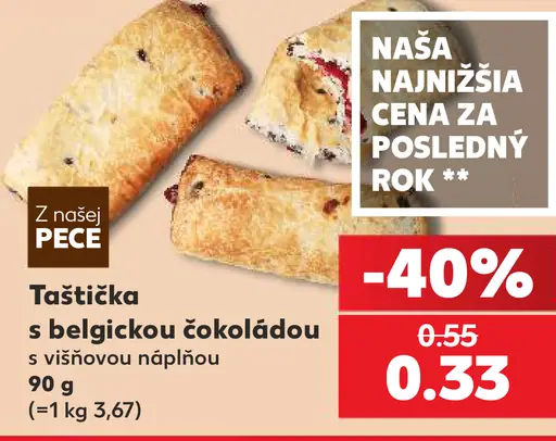 Višňová taštička s belgickou čokoládou
