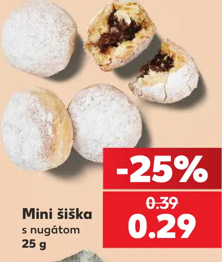 Mini šiška s nugátom