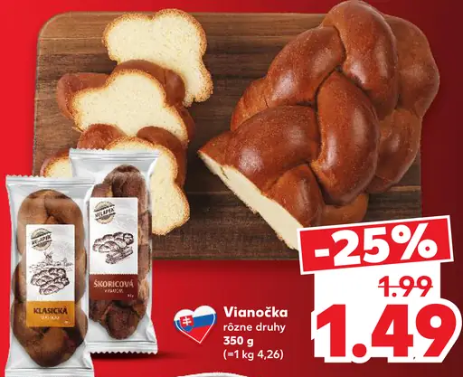 Vianočka rôzne druhy