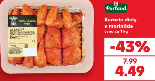 Kuracie diely v marináde