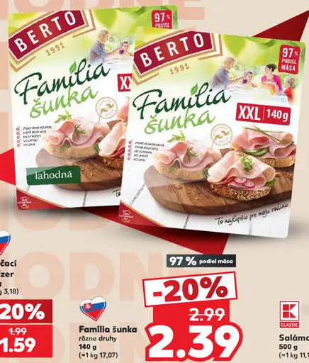 Berto Familia šunka