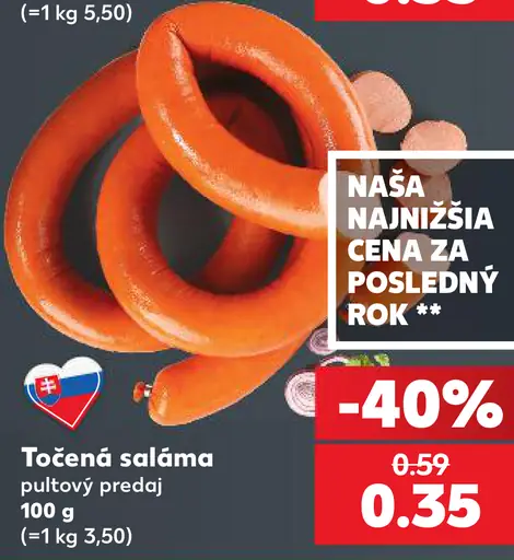 Točená saláma