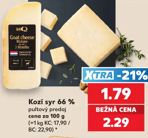 Kozí syr 66 %