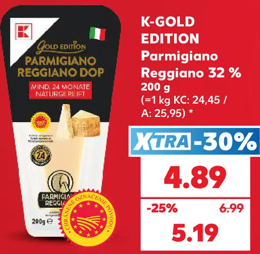 K-Gold Edition Parmigiano Reggiano DOP