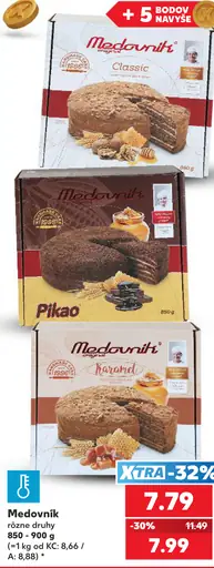 Medovník rôzne druhy