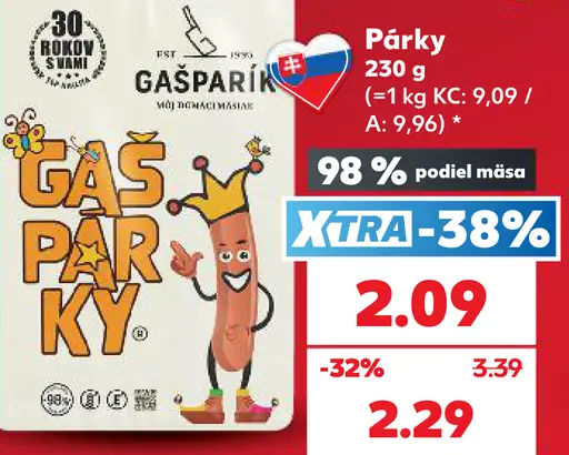 Gašparík párky