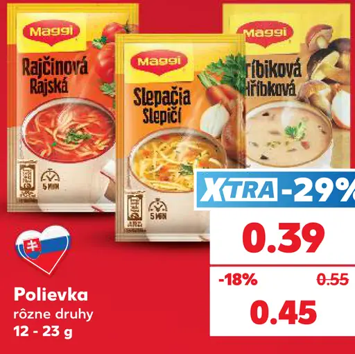 Maggi slepačia polievka