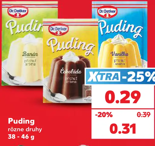 Dr. Oetker puding banán