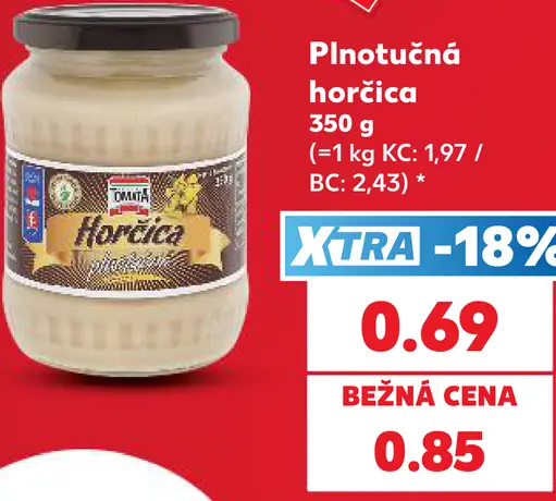 Tomata Horčica plnotučná