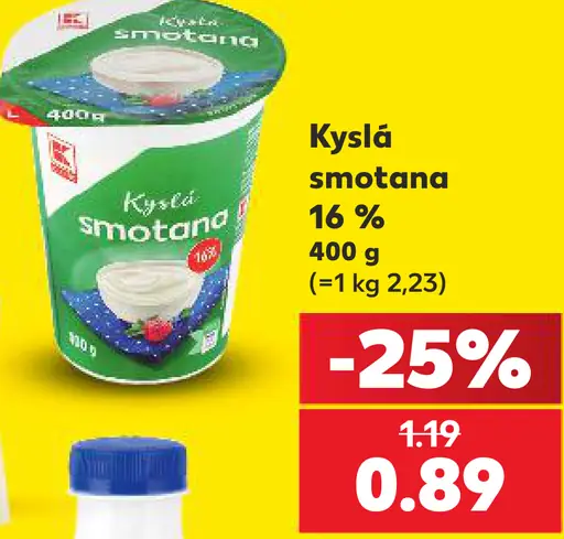 K-Classic Kyslá smotana 16%