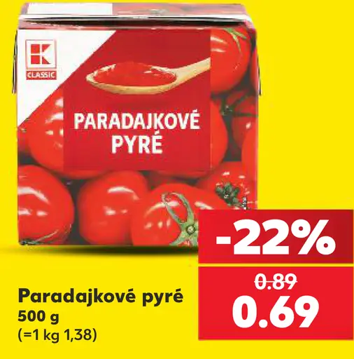 K-Classic paradajkové pyré
