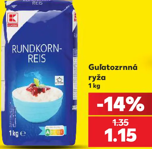K-Classic Gulatozrnná ryža