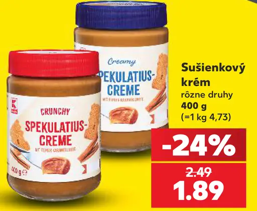K-Classic Sušienkový krém rôzne druhy
