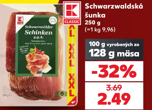 K-Classic Schwarzwaldská šunka