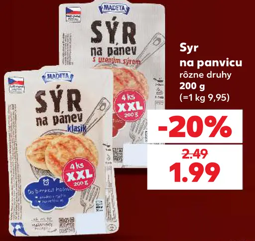 Madeta syr na panvicu rôzne druhy
