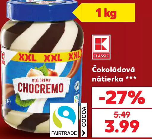 Choccremo čokoládová nátierka