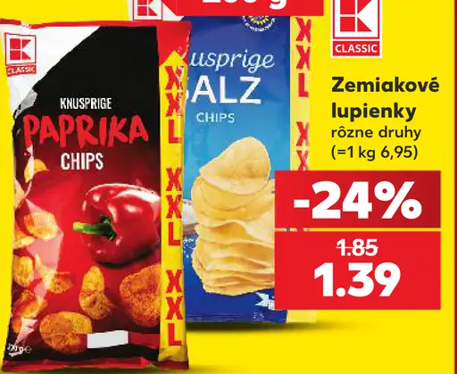 K-Classic paprika chips