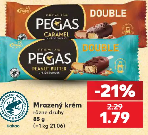 Pegas Double Caramel mrazený krém