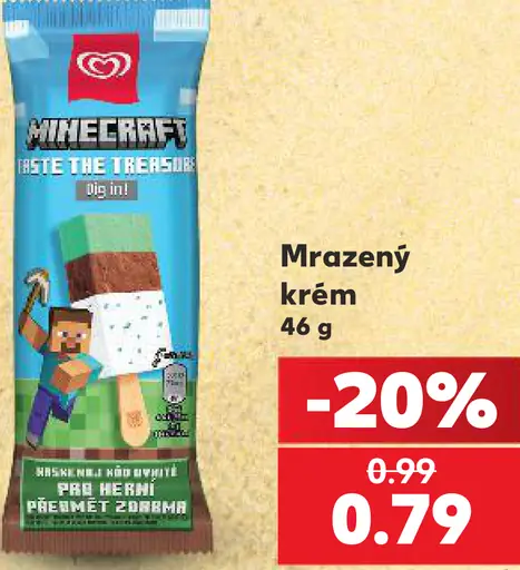 Minecraft mrazený krém