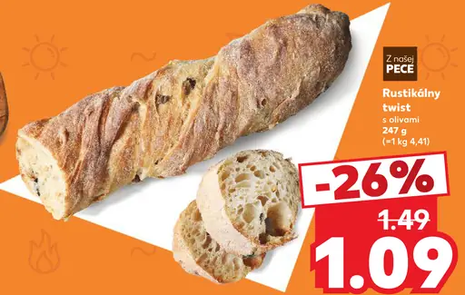 Rustikálny twist s olivami
