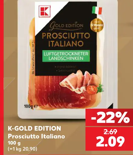 K-Gold Edition Prosciutto Italiano