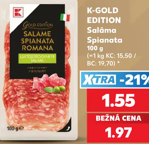 K-Gold Edition Salame Spianata Romana
