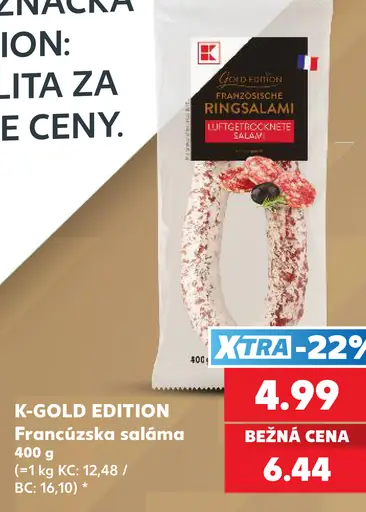 K-Gold Edition francúzska saláma