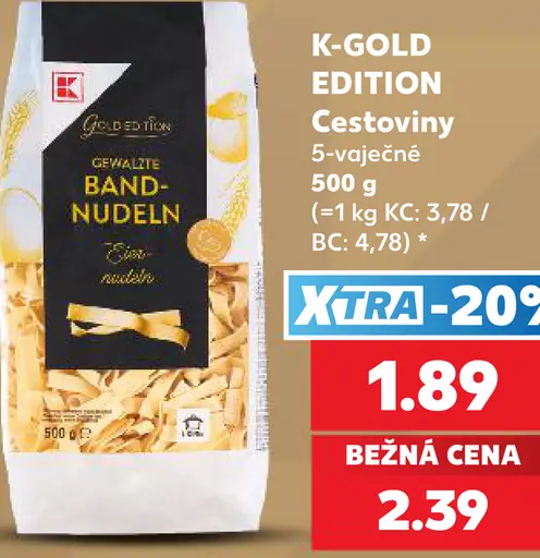 K-Gold Edition 5-vaječné cestoviny
